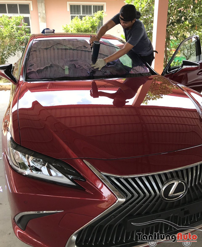 Dán phim cách nhiệt uv400 xe lexus es250